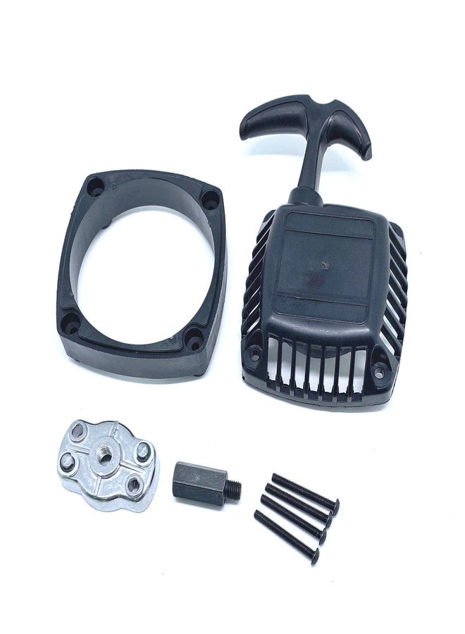KingVal Replacement Easy-Started Pull Starter (No Need Changing Flywheel) Compatible with 1/5 Scale HPI KM Rovan Baja 5B 5T RC Car (Black) - Image 1